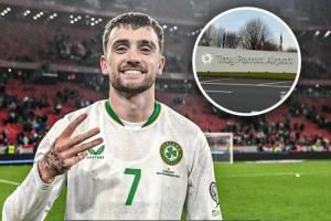 迎接英雄凯旋！爱尔兰都柏林机场打趣：我们改名叫“帕洛特机场”